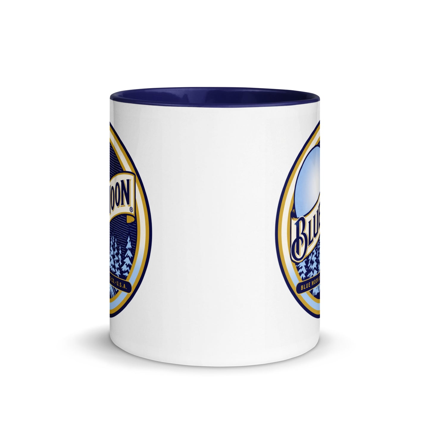 Blue Moon Logo Coffee Mug | Classic Brewing Company Ceramic Cup