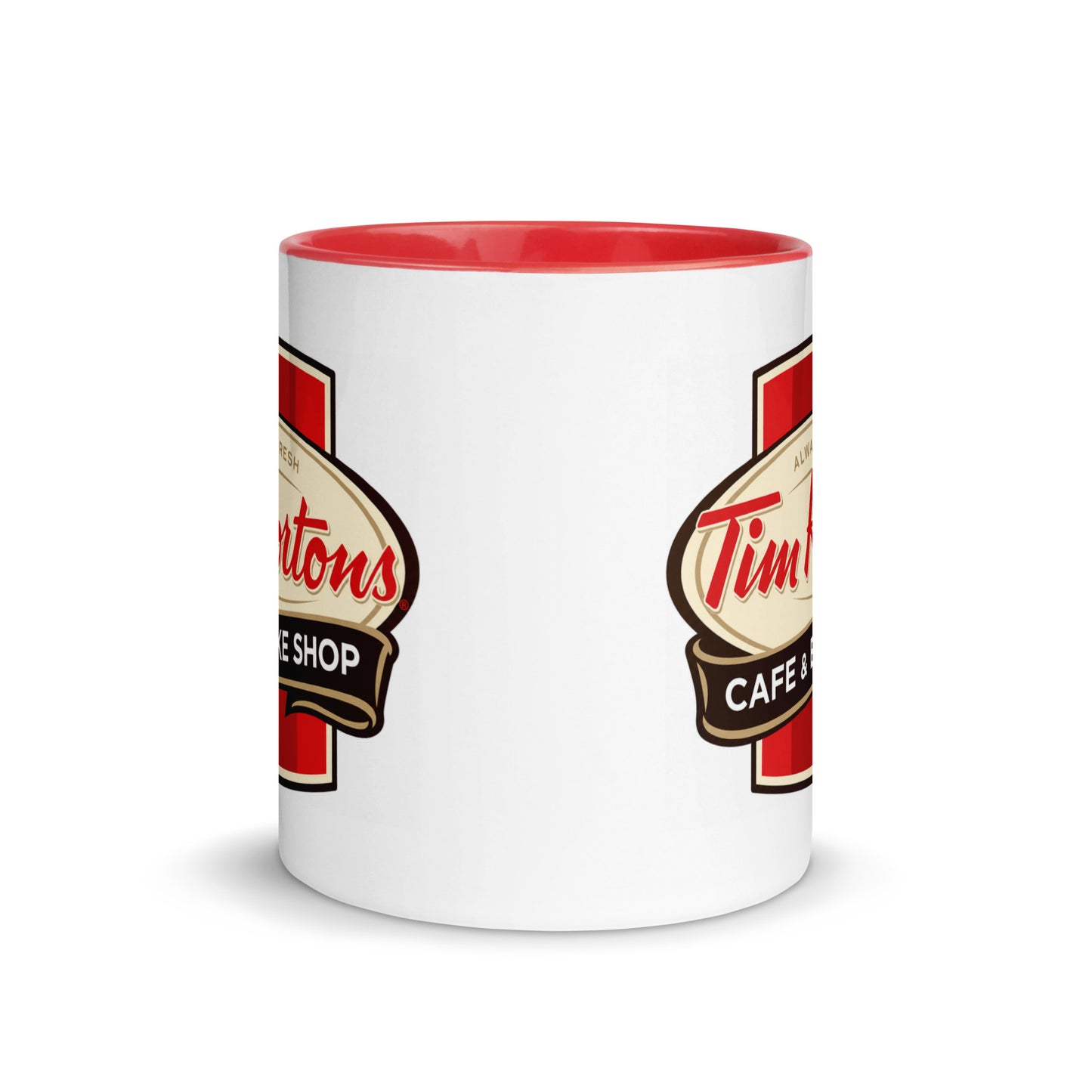 Tim Hortons Classic Café & Bake Shop Logo Coffee Mug | Canadian Coffee Shop Gift Cup