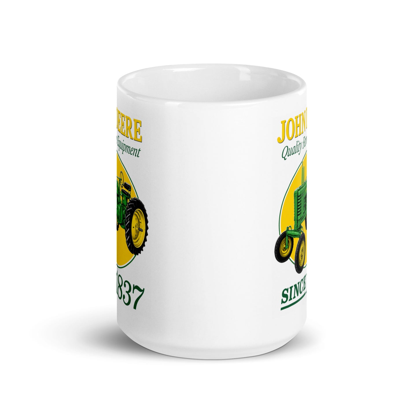 Vintage John Deere Tractor 15oz Coffee Mug | Classic Farm Equipment Collectible Cup