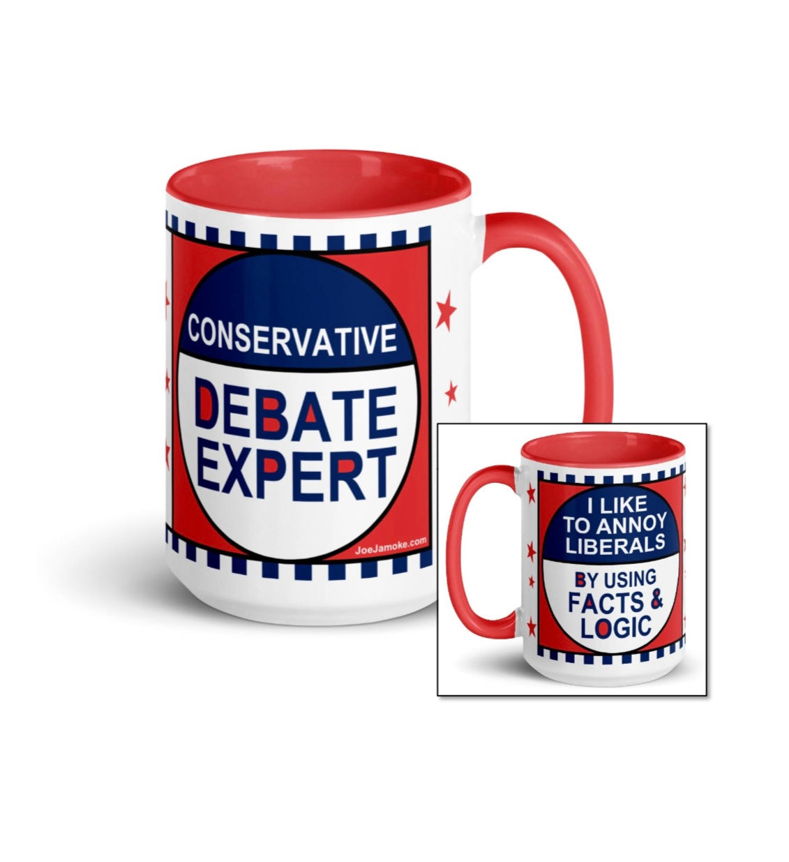 Political Themed Ceramic Mug 15oz (2 Side/Dual Print)