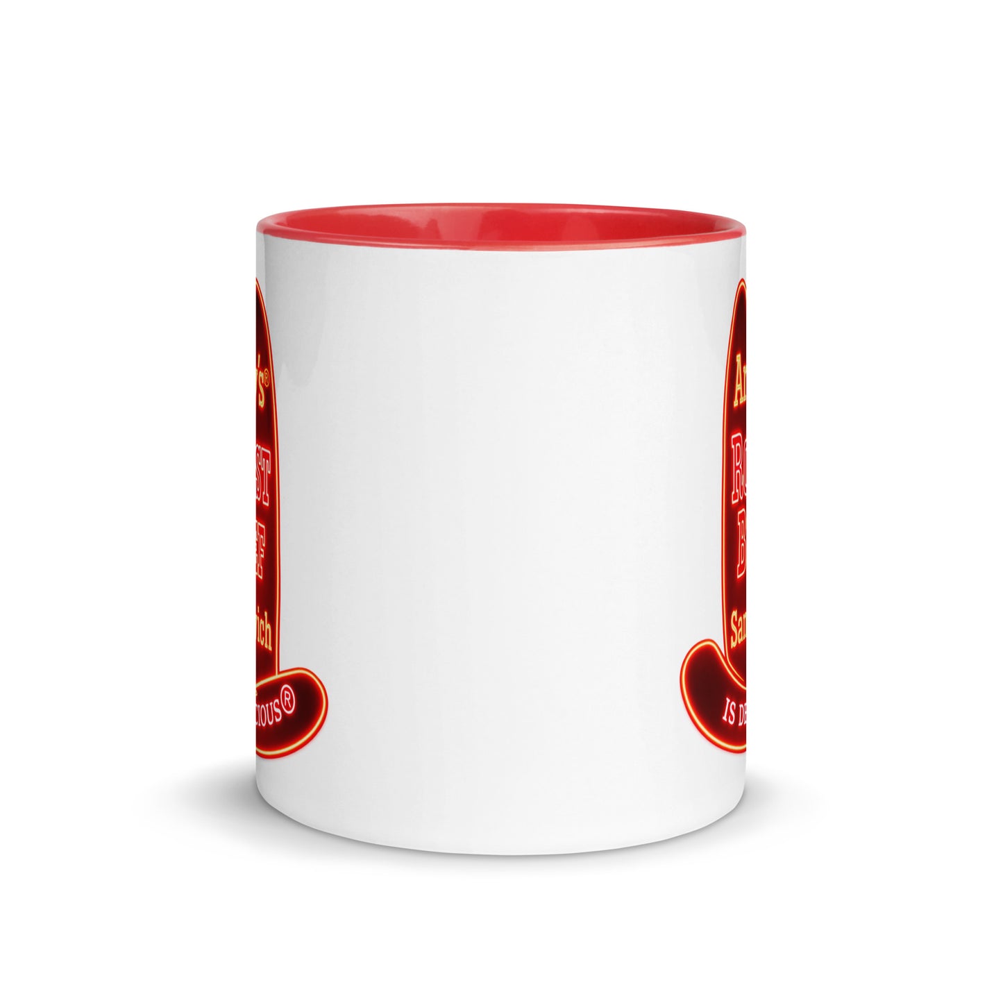 Arby's Roast Beef Coffee Mug | Vintage Neon Sign Ceramic Cup