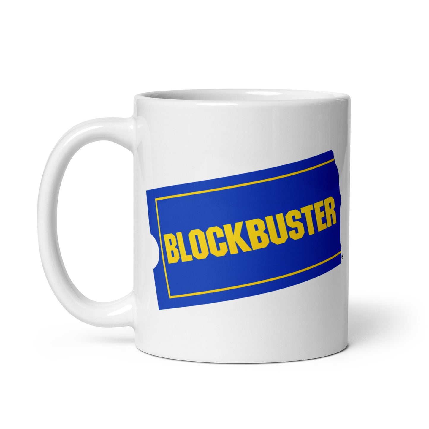 Blockbuster Coffee Mug | Retro Video Store Logo Ceramic Cup