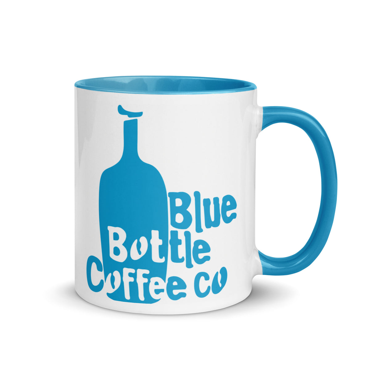 Blue Bottle Logo Coffee Mug | Modern Coffeehouse Style for True Coffee Lovers