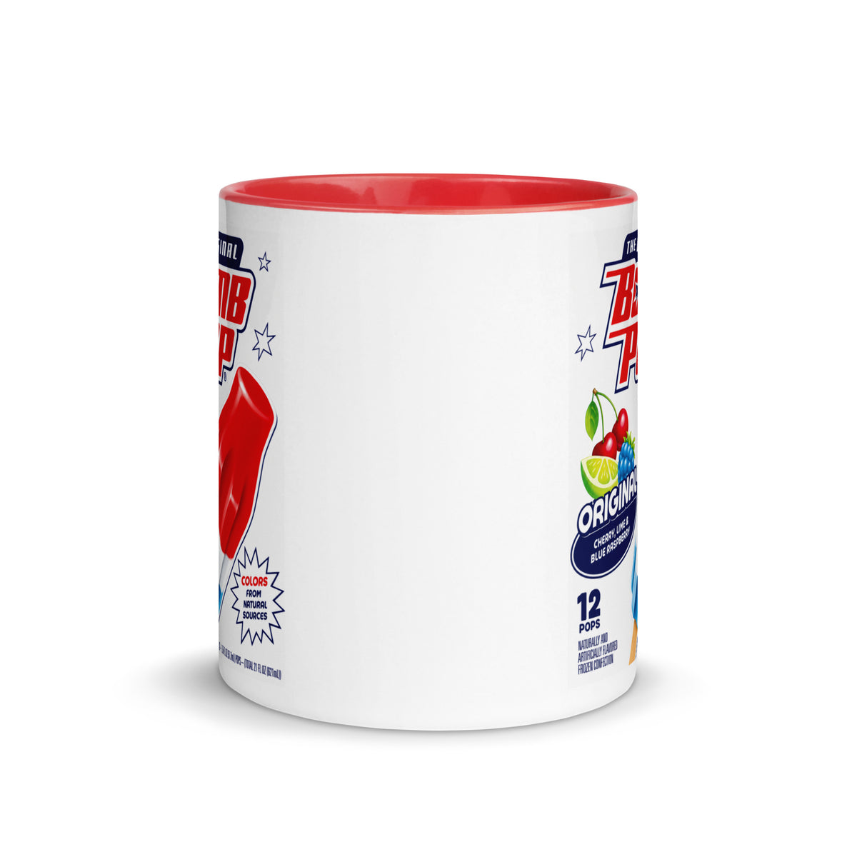 Bomb Pop Original Coffee Mug | Retro Red, White & Blue Popsicle Cup