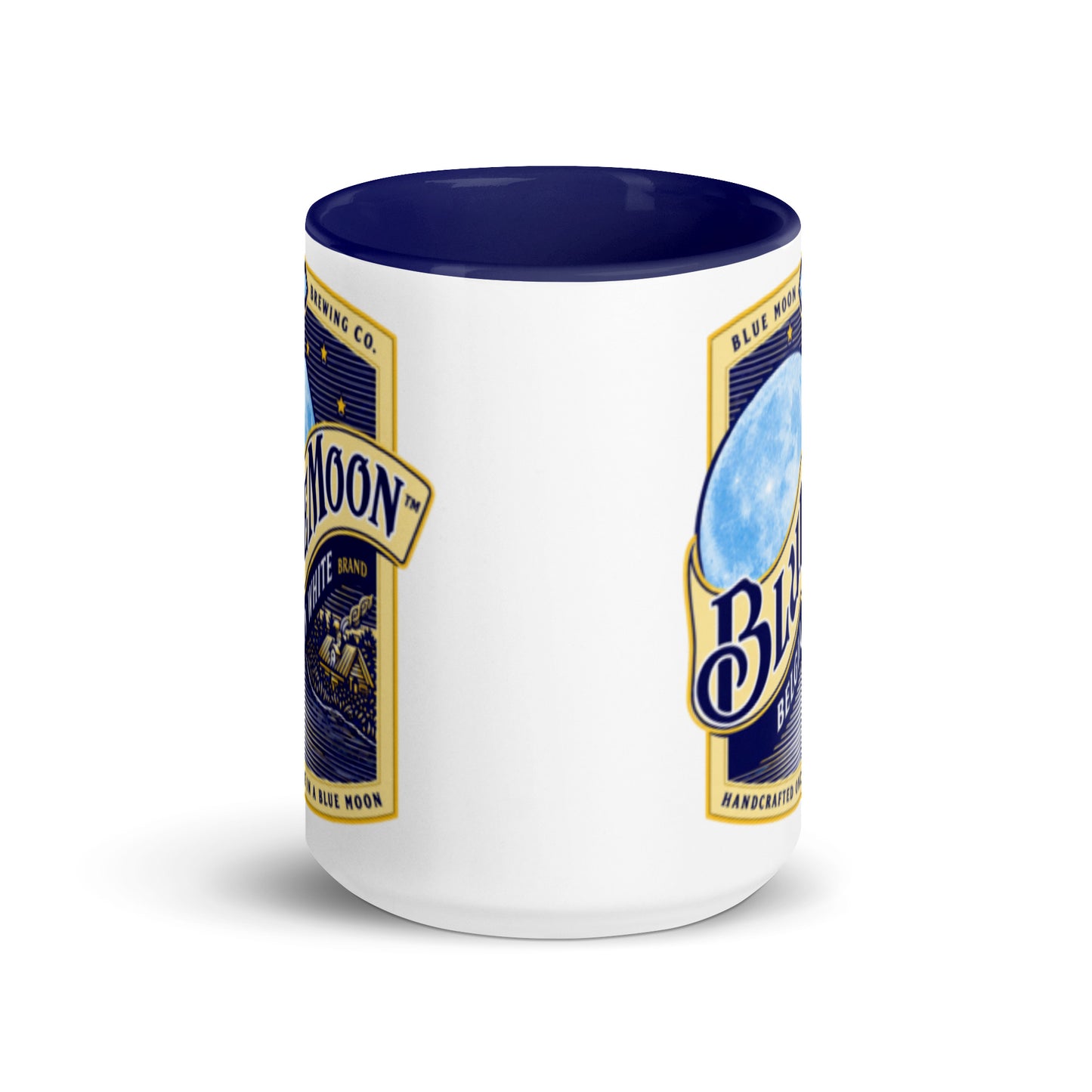 Blue Moon Belgian White Logo 15oz Coffee Mug | Brew Up Some Brewery Nostalgia