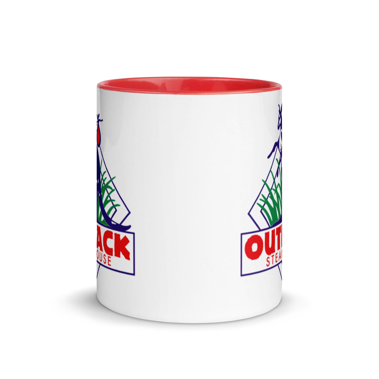 Outback Steakhouse Classic Logo Coffee Mug | Restaurant Nostalgia Ceramic Gift Cup