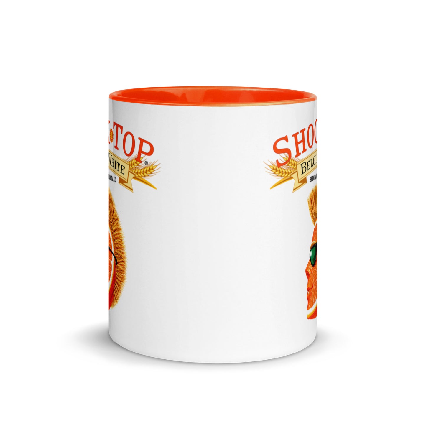 Shock Top Belgian White Beer Logo Coffee Mug | Craft Beer Nostalgia Ceramic Gift Cup
