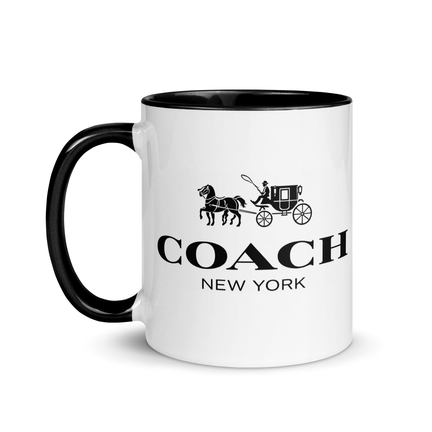 Coach New York Coffee Mug | Luxury Fashion Logo Ceramic Cup