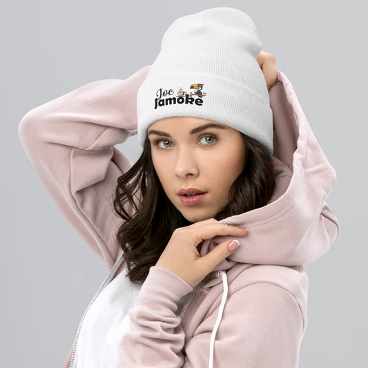 Womens Classic Embroidered Logo Cuffed Beanie (4 Colors)