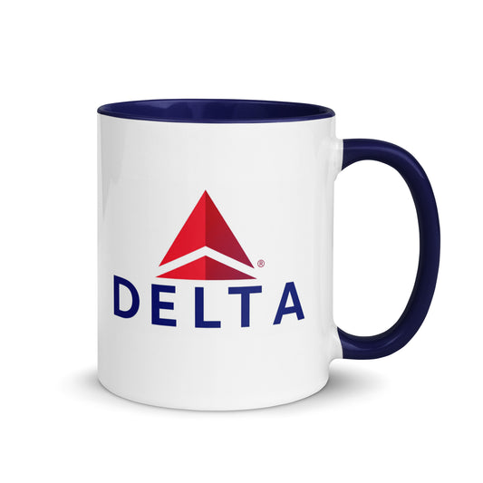 Delta Air Lines Coffee Mug | Retro Airline Logo Ceramic Cup