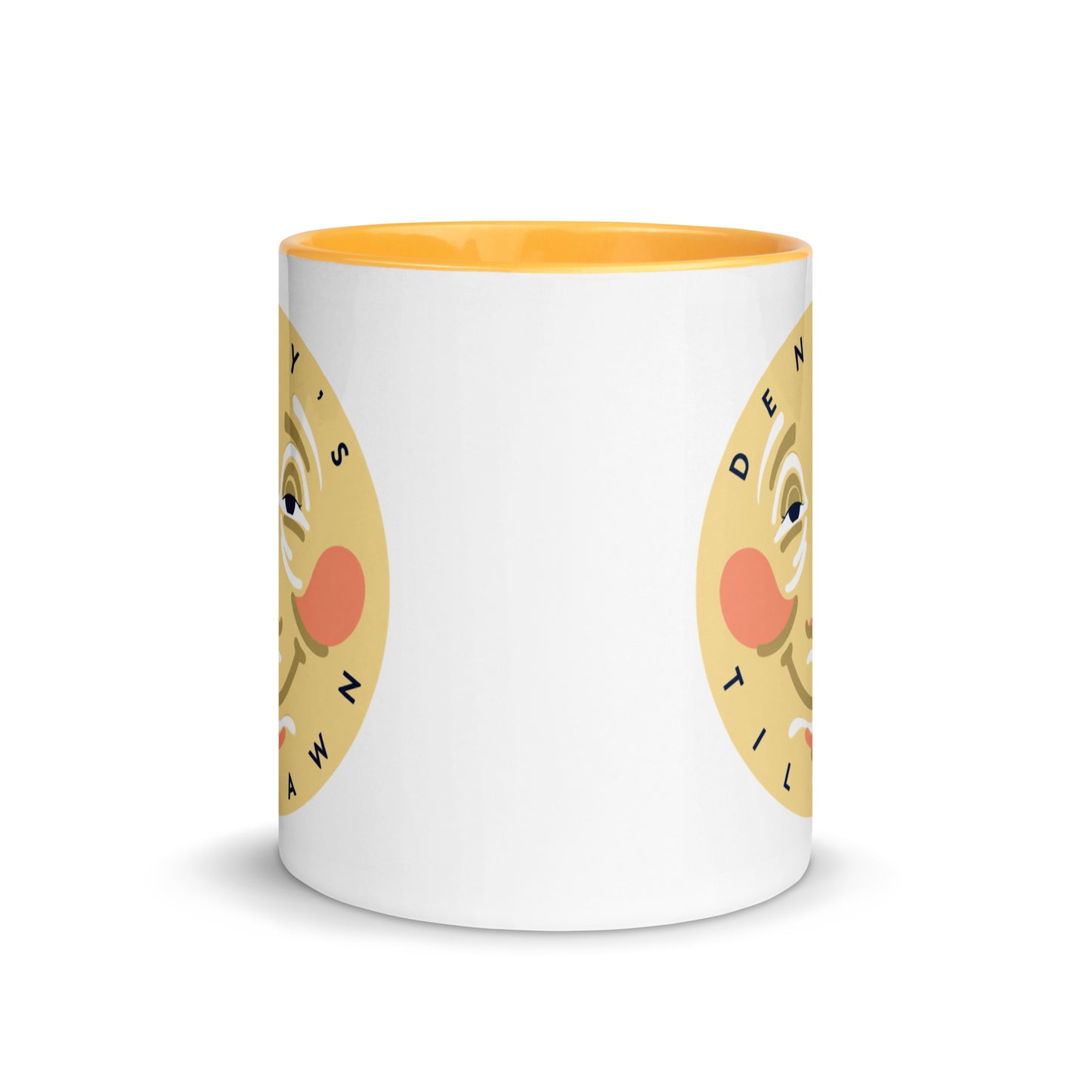 Denny's Til Dawn Moon Coffee Mug | Classic Late Night Diner Logo Cup