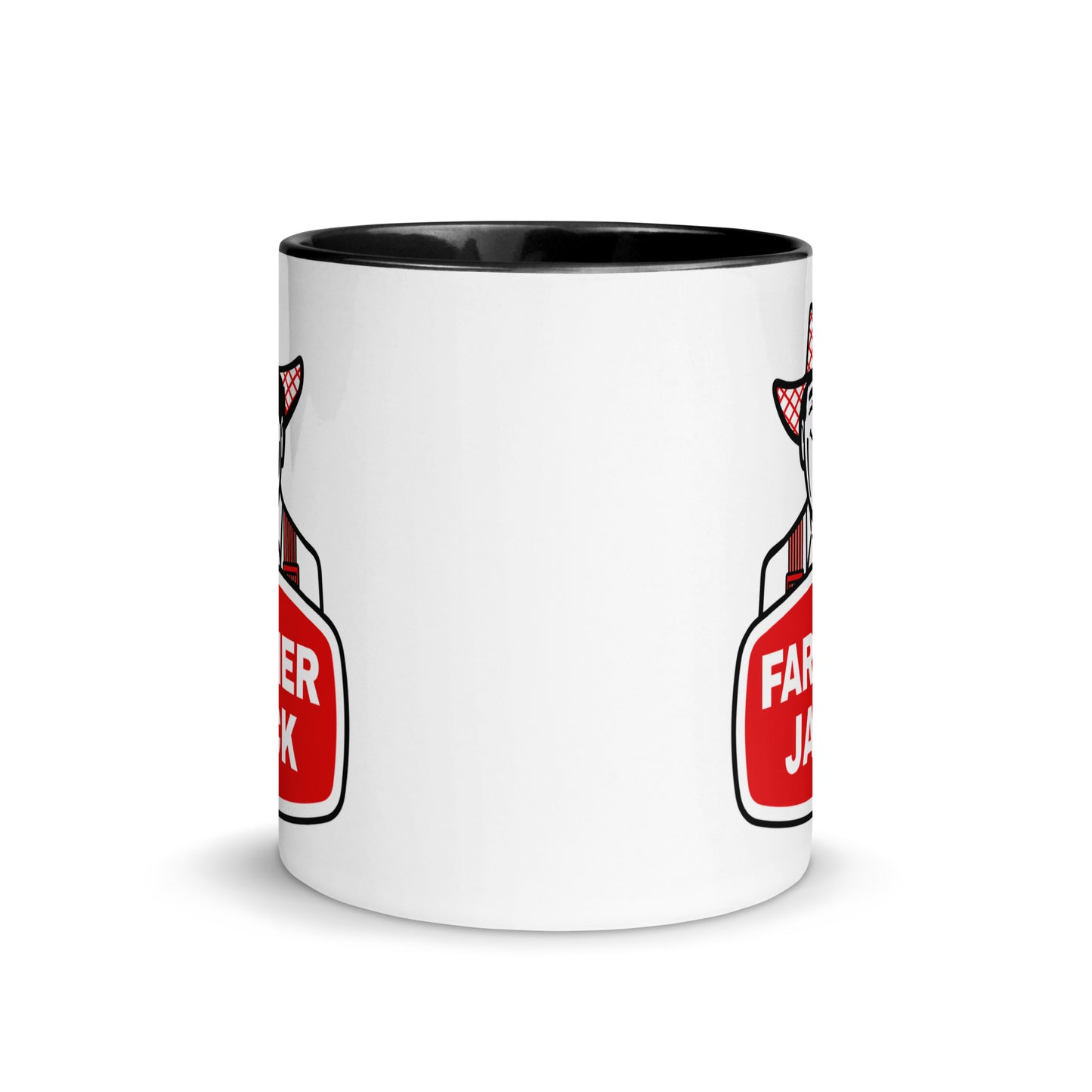 Farmer Jack Coffee Mug | Vintage Grocery Store Logo Ceramic Cup