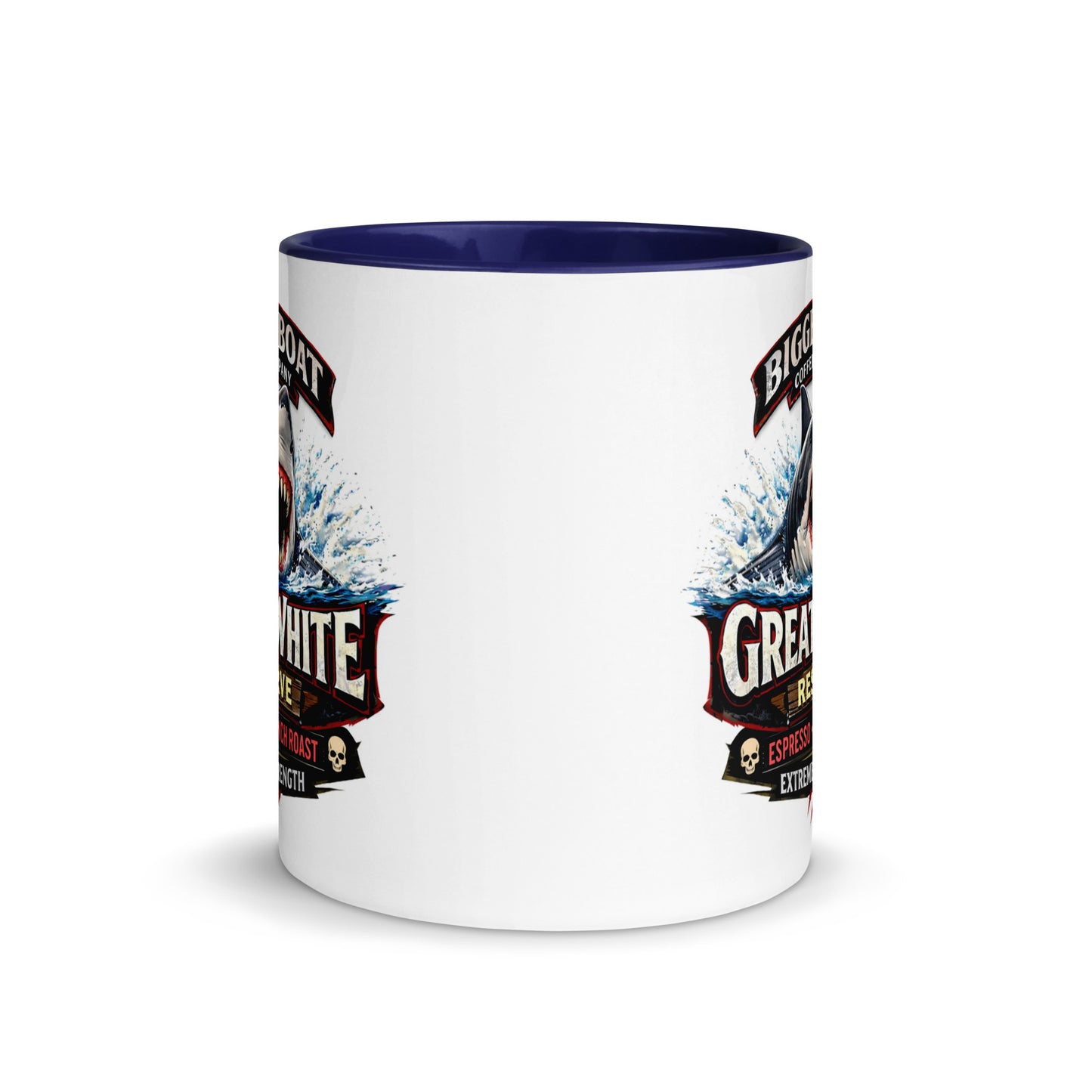 Great White Shark Coffee Mug | Bigger Boat Coffee Company Cup