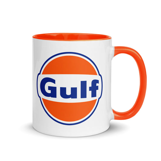 Gulf Oil Coffee Mug | Vintage Gas Station Logo 11 oz Ceramic Cup