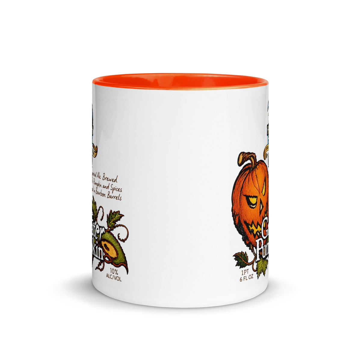 Heavy Seas The Greater Pumpkin Coffee Mug | Uncharted Waters Halloween Pumpkin Ale Cup