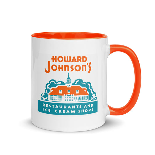 Howard Johnson's Coffee Mug | Vintage Restaurant & Ice Cream Logo Ceramic Cup