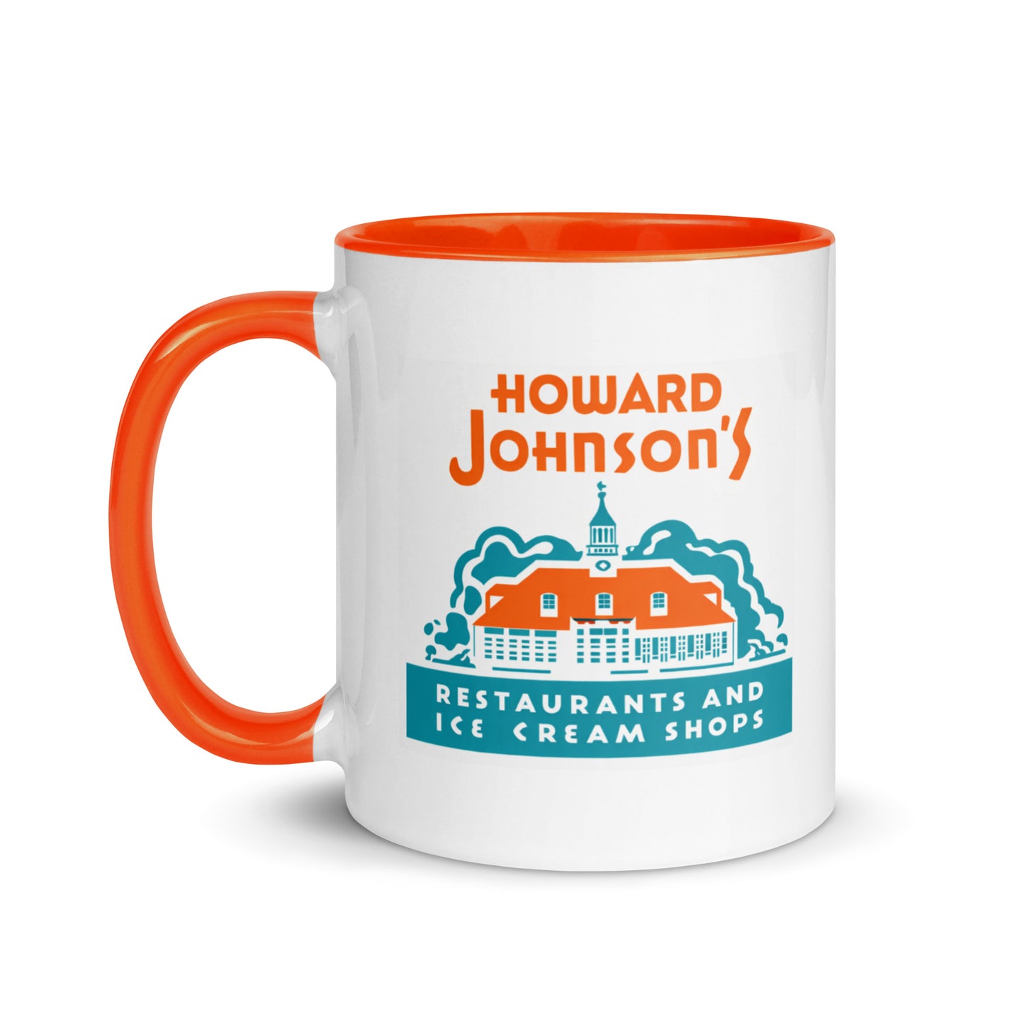 Howard Johnson's Coffee Mug | Vintage Restaurant & Ice Cream Logo Ceramic Cup