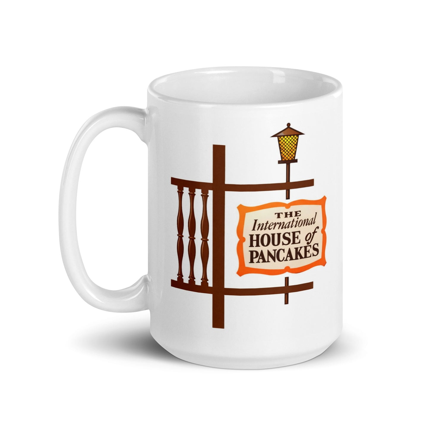 IHOP Vintage Sign Coffee Mug | Retro Pancake House Ceramic 15oz Cup