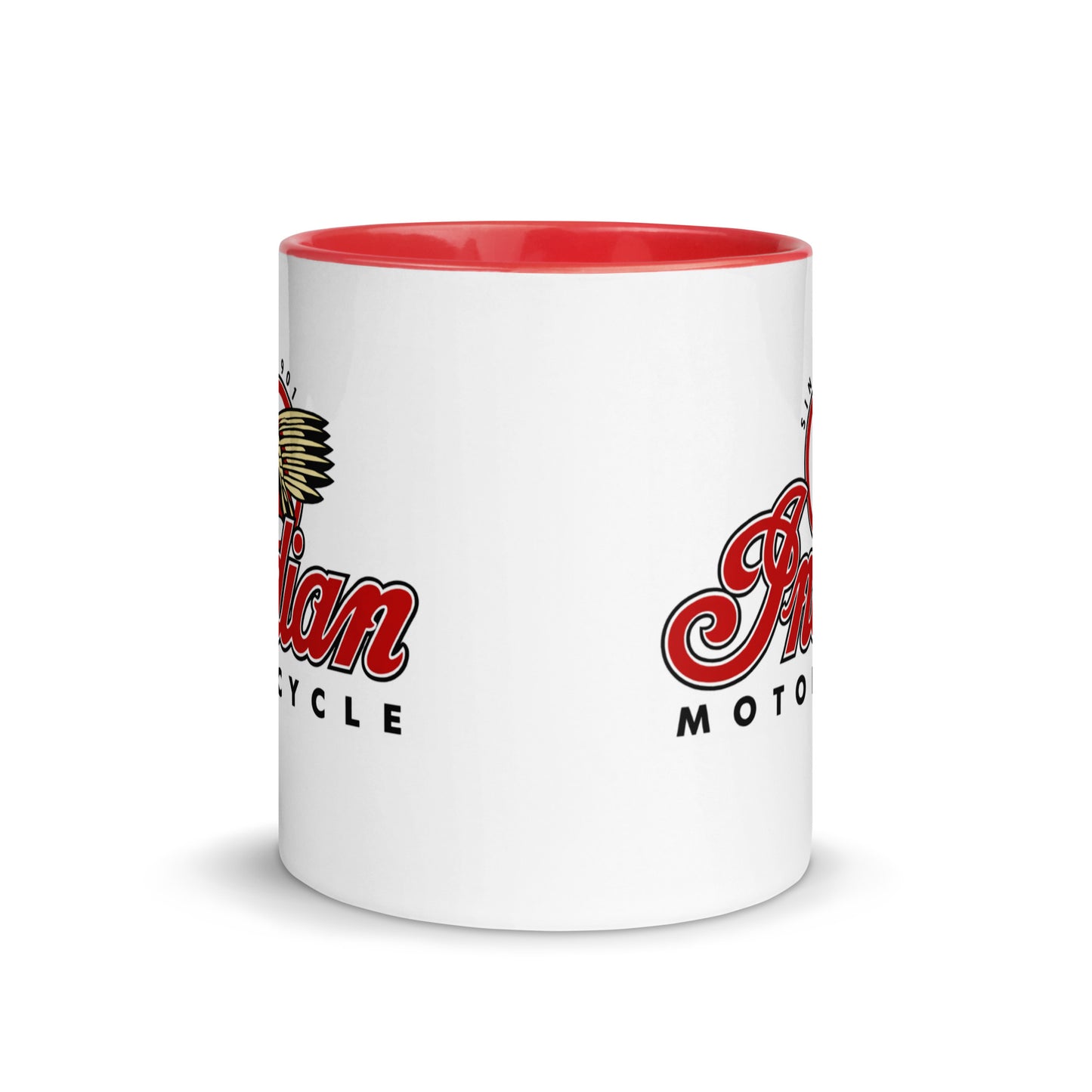 Indian Motorcycle Coffee Mug | Vintage American Motorcycle Logo Ceramic Cup