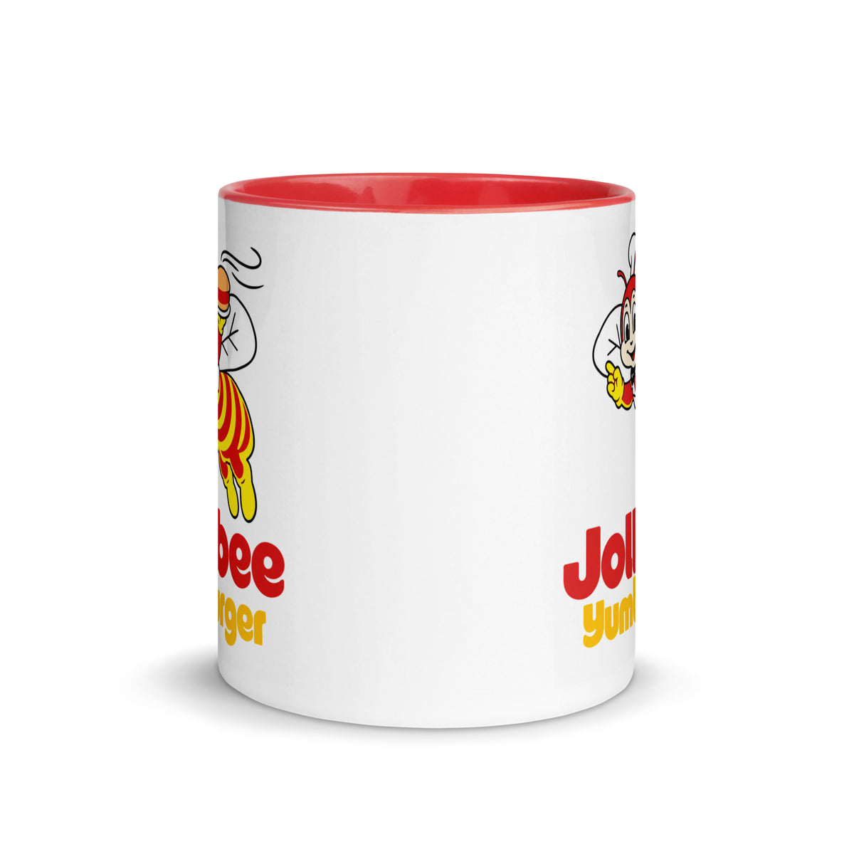 Jollibee Yumburger Retro Coffee Mug | Classic Jollibee Bee Accent Cup