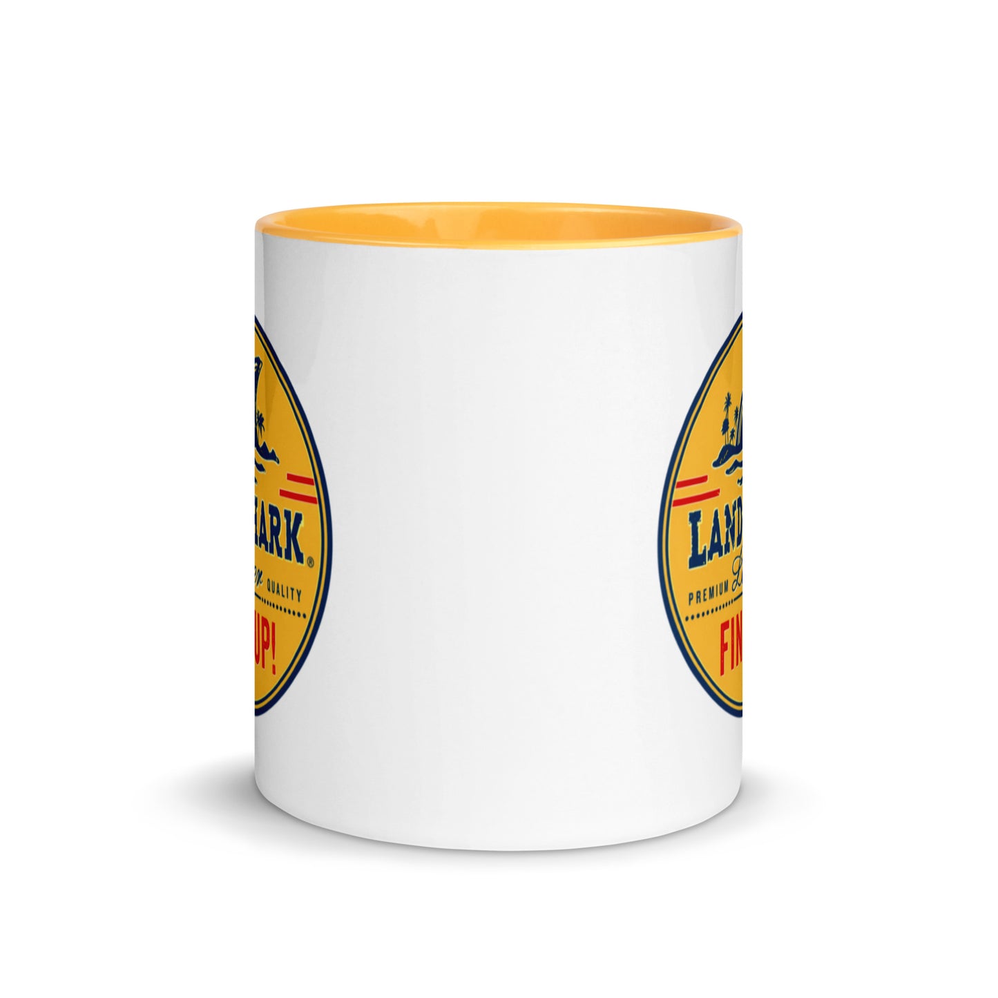LandShark Lager “Fins Up!” Coffee Mug | Tropical Beach & Beer Lover Gift