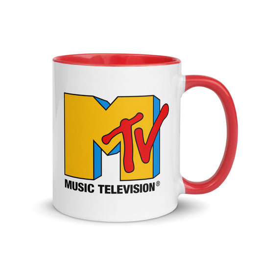 MTV Coffee Mug | Retro Music Television Logo Ceramic Cup