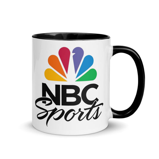 NBC Sports Coffee Mug | Peacock Logo Ceramic Cup