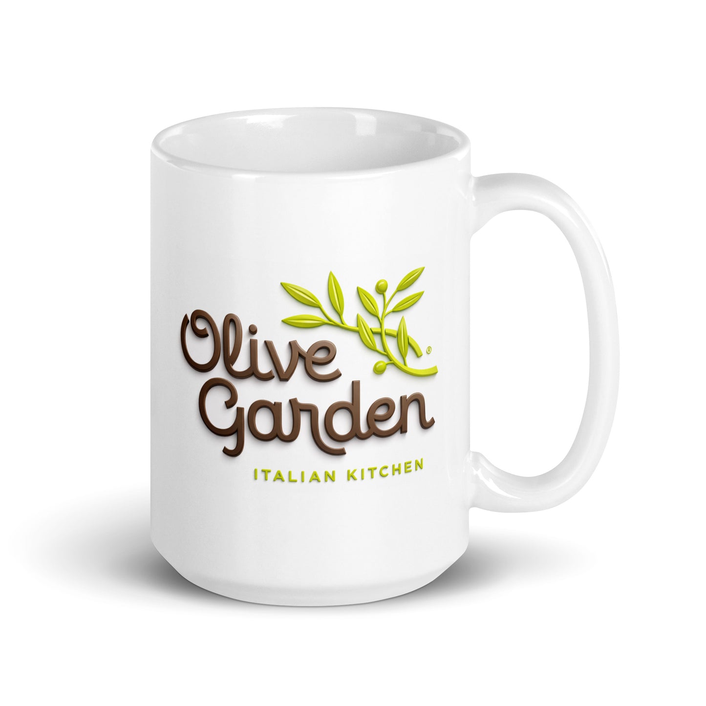 Olive Garden Coffee Mug | Italian Restaurant Logo 15oz Ceramic Cup