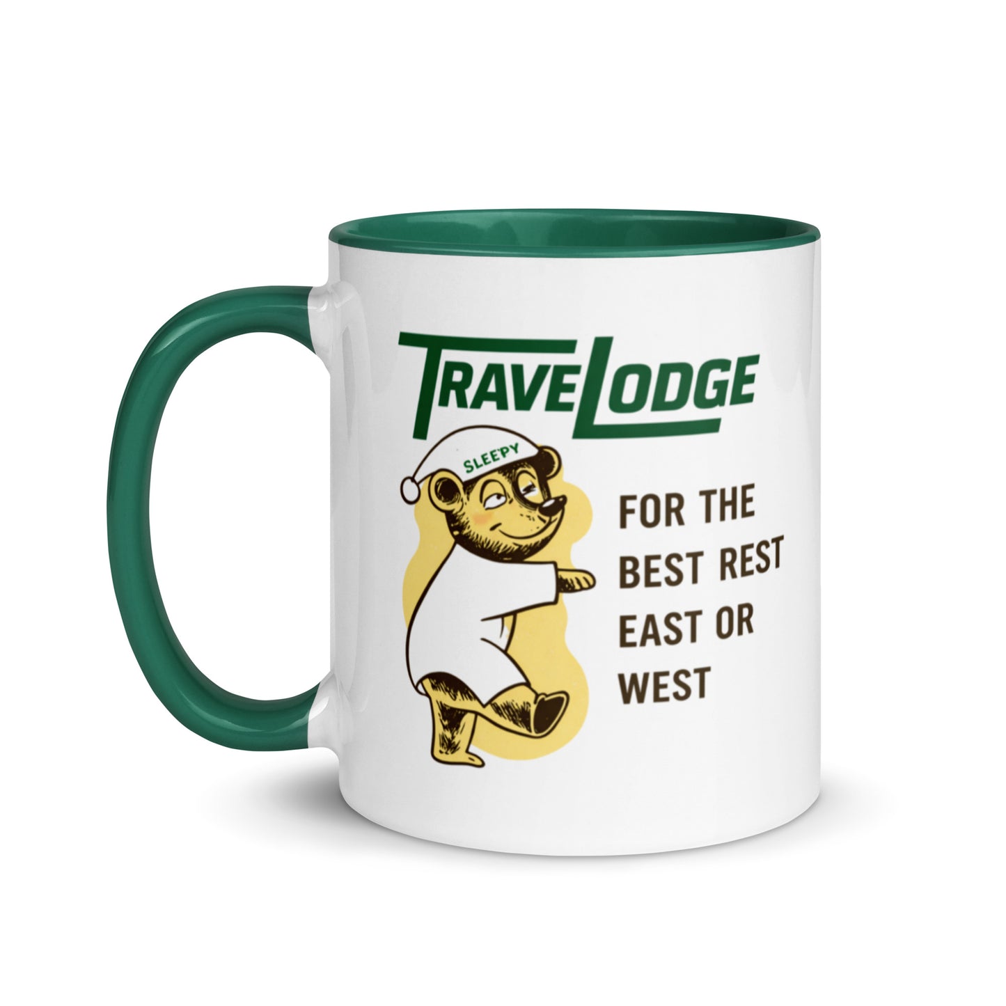 TraveLodge Coffee Mug | Vintage Inspired Roadside Motel Retro Ceramic Cup