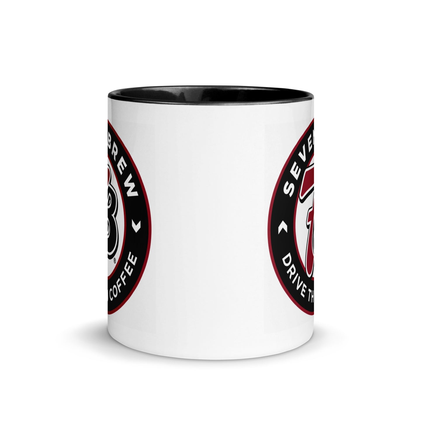 Seven Brew Drive-Thru Coffee Mug | Retro 7B Logo Ceramic Gift Cup