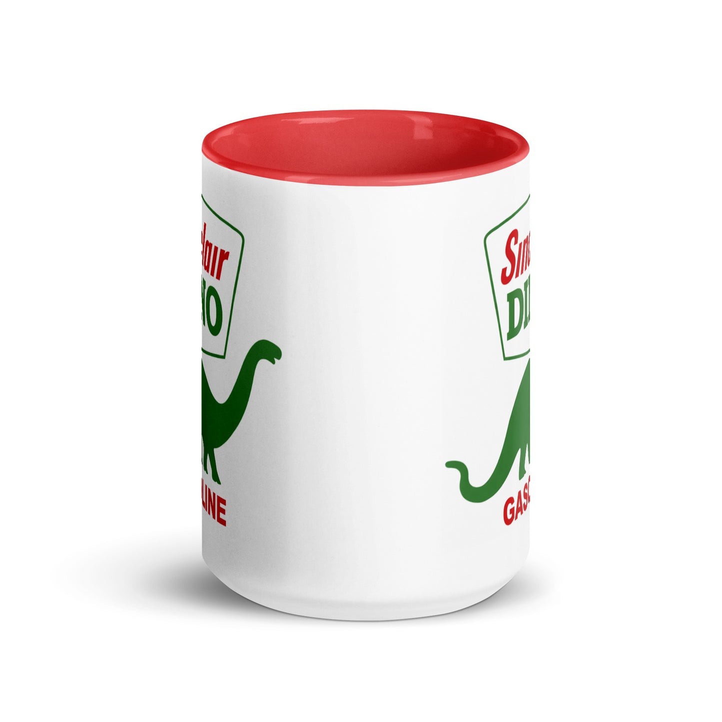 Sinclair Dino Gasoline Coffee Mug | Vintage Service Station Logo 15oz Ceramic Cup
