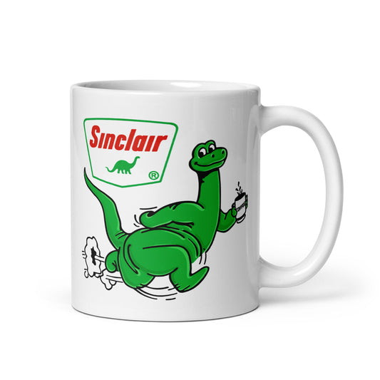 Sinclair Dinosaur Coffee Mug | Vintage Sinclair Gas Station Ceramic Cup