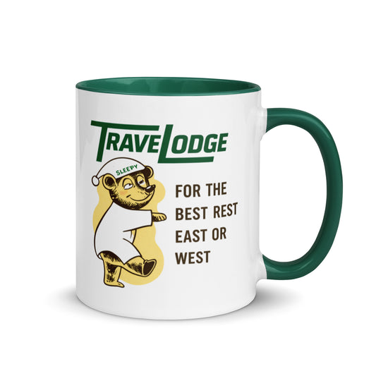 Travel Lodge Coffee Mug | Vintage Inspired Roadside Motel Retro Ceramic Cup
