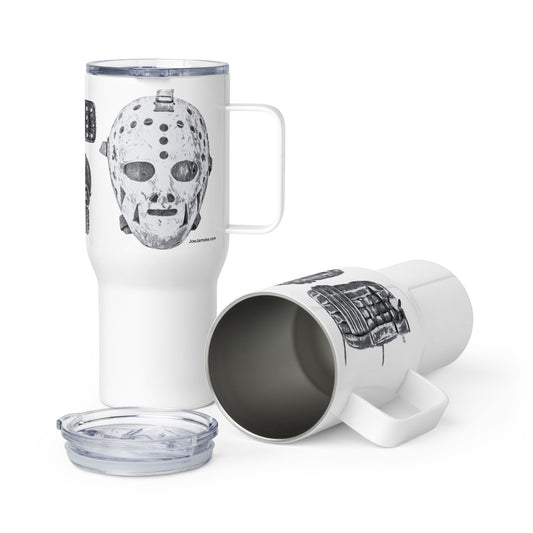 Classic Hockey Goalie Stainless Steel Travel Mug 25oz