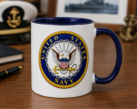 United States Navy Coffee Mug | Military Seal Ceramic Cup