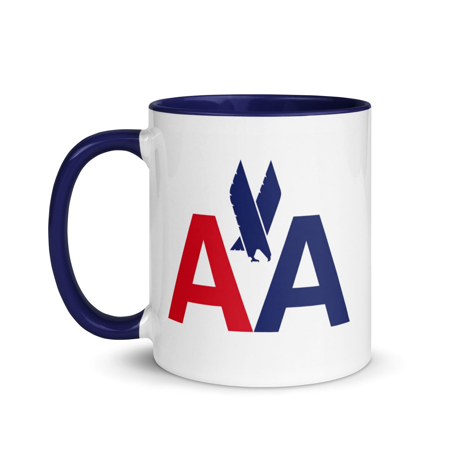 Vintage American Airlines Coffee Mug | Retro AA Eagle Logo 11oz Ceramic Cup
