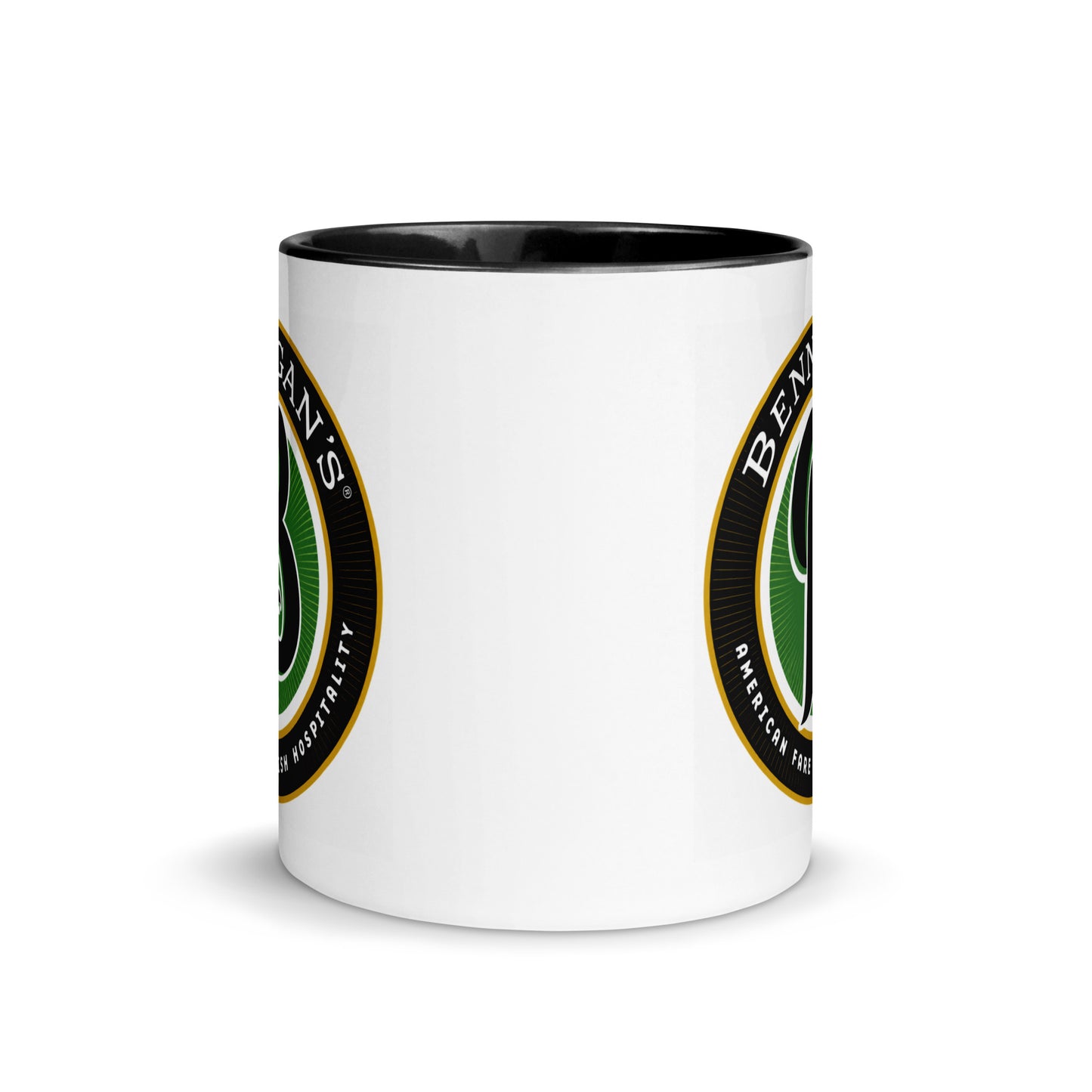 Bennigan's Irish Hospitality Logo Ceramic Coffee Mug | Retro Restaurant Collectible Gift