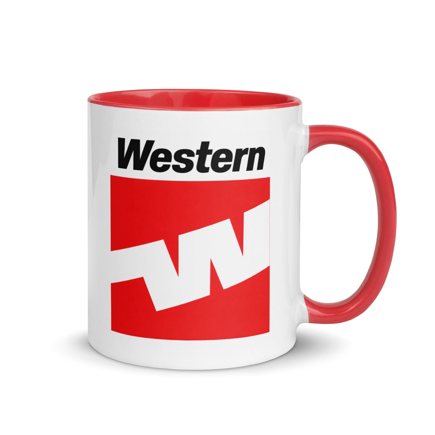 Vintage Western Airlines Coffee Mug | Retro Western W Logo Ceramic Cup