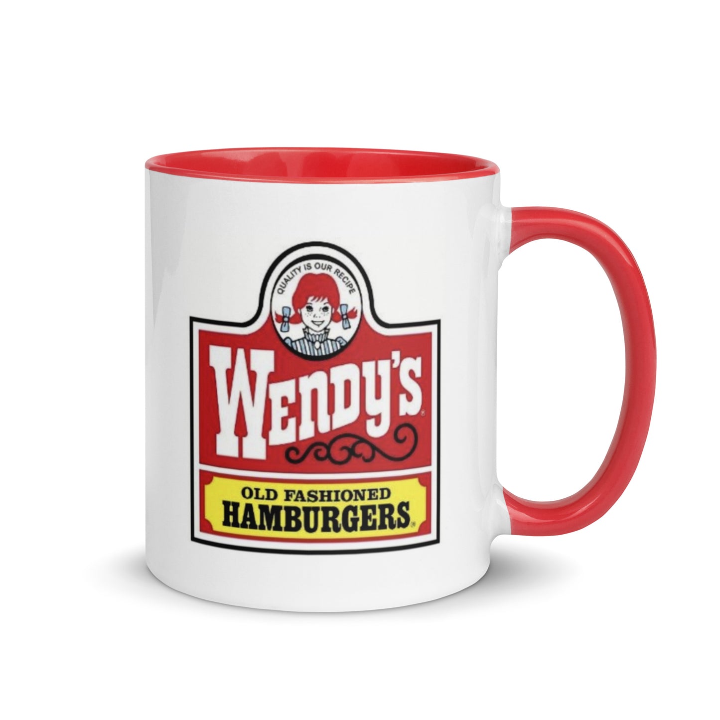 Wendy’s Coffee Mug | Old Fashioned Hamburgers Retro Logo Ceramic Cup