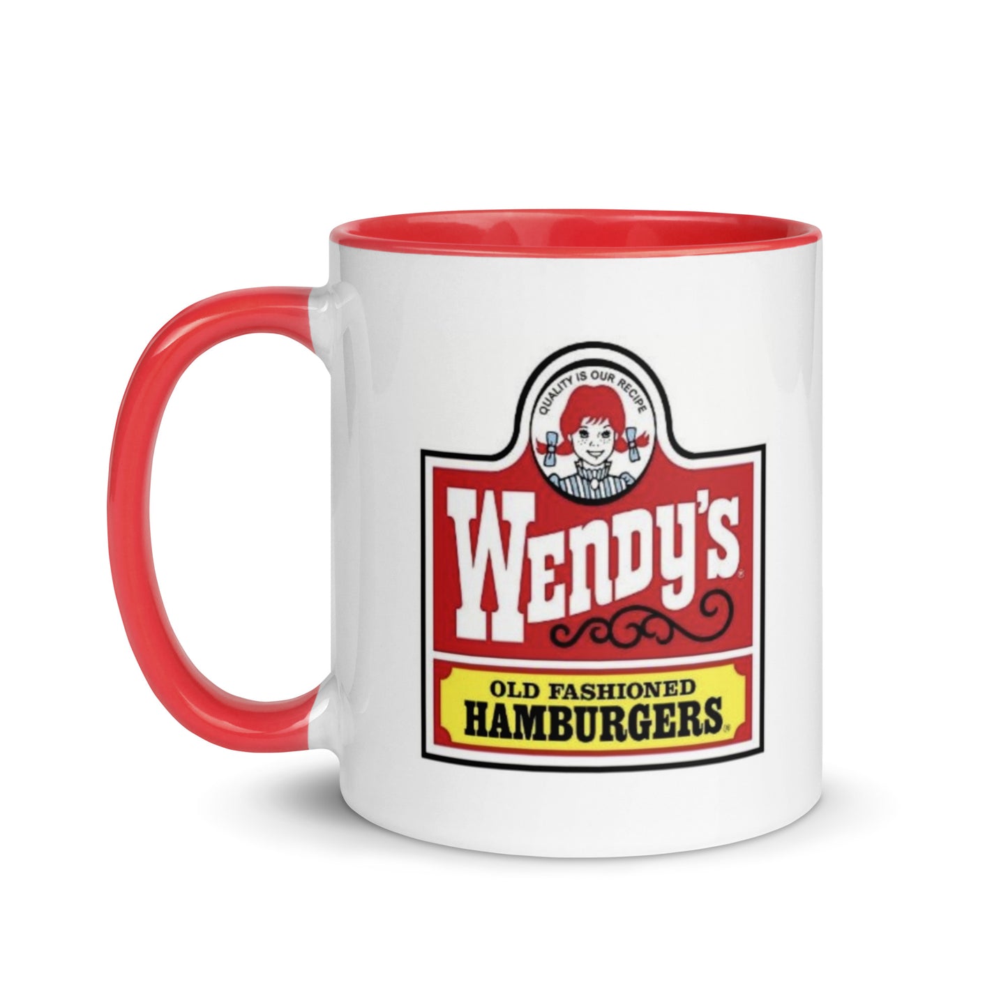 Wendy’s Coffee Mug | Old Fashioned Hamburgers Retro Logo Ceramic Cup