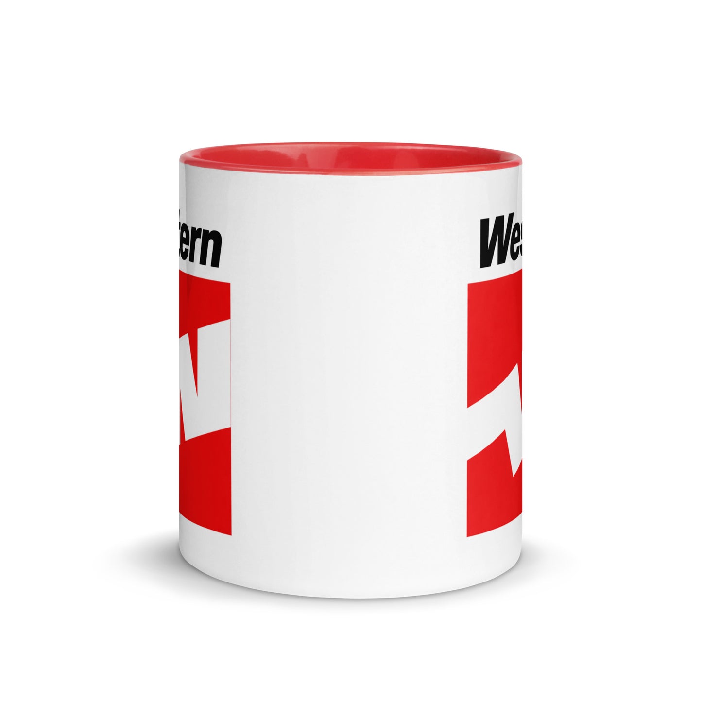 Vintage Western Airlines Coffee Mug | Retro Western W Logo Ceramic Cup