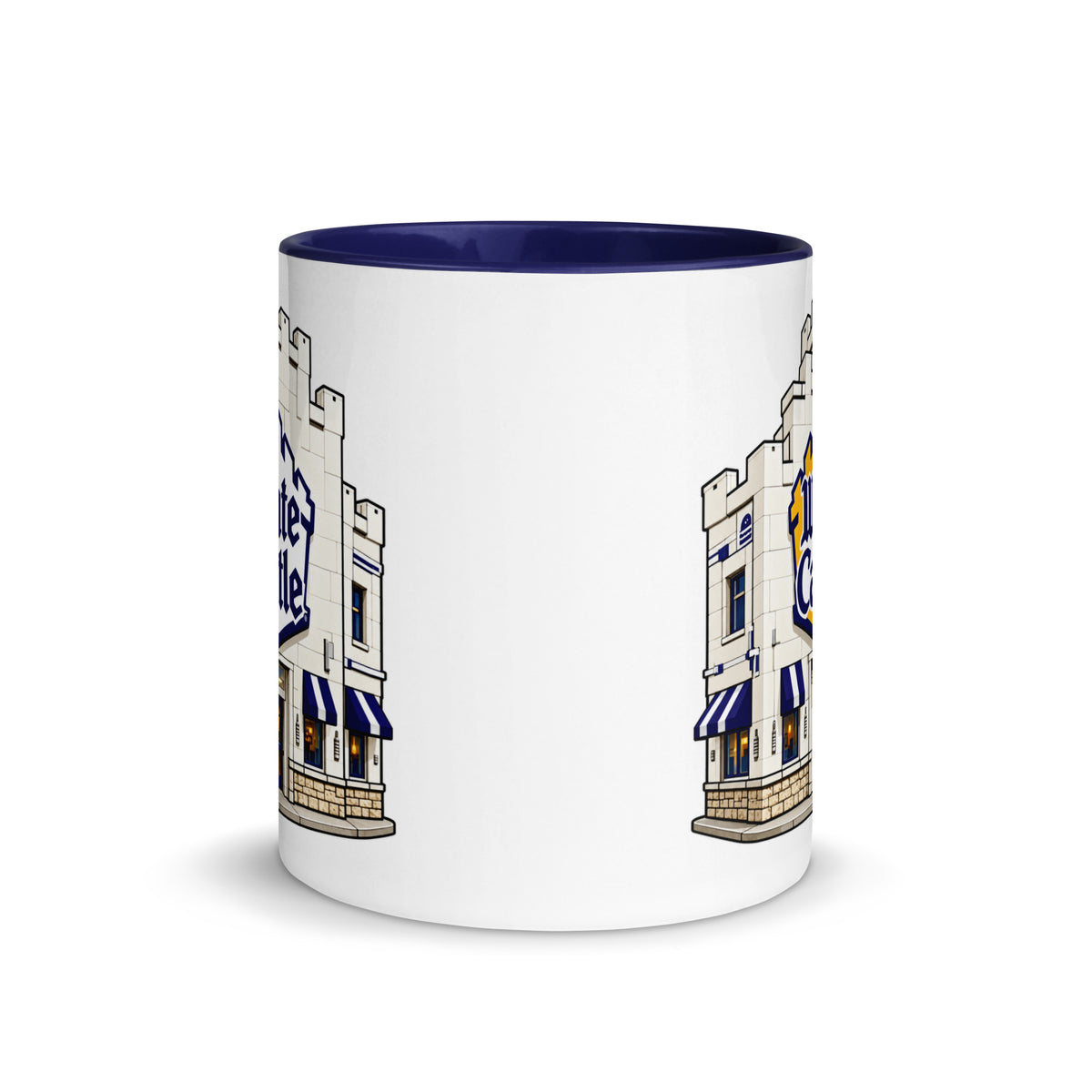 White Castle Logo Coffee Mug | Classic Slider Restaurant Nostalgia Cup
