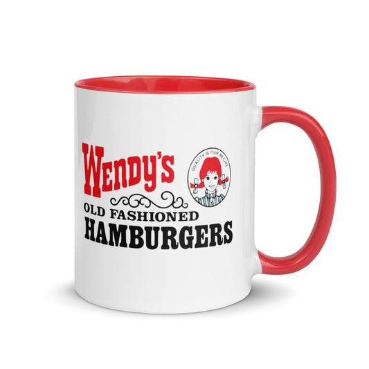 Wendy's Vintage Logo Mug 11oz (2 Colors)