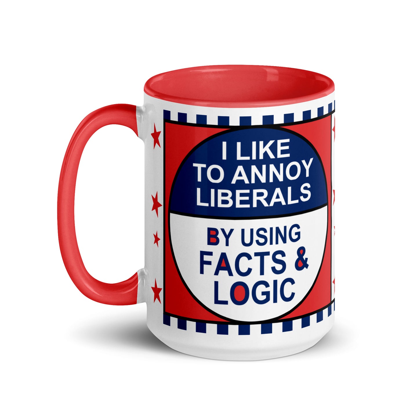 Political Themed Ceramic Mug 15oz (2 Side/Dual Print)