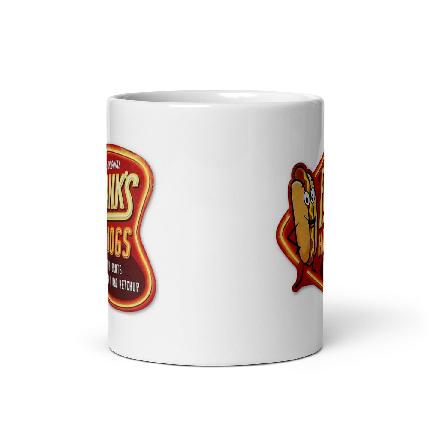 Frank's Hot Dogs Vintage Logo Mug 11oz